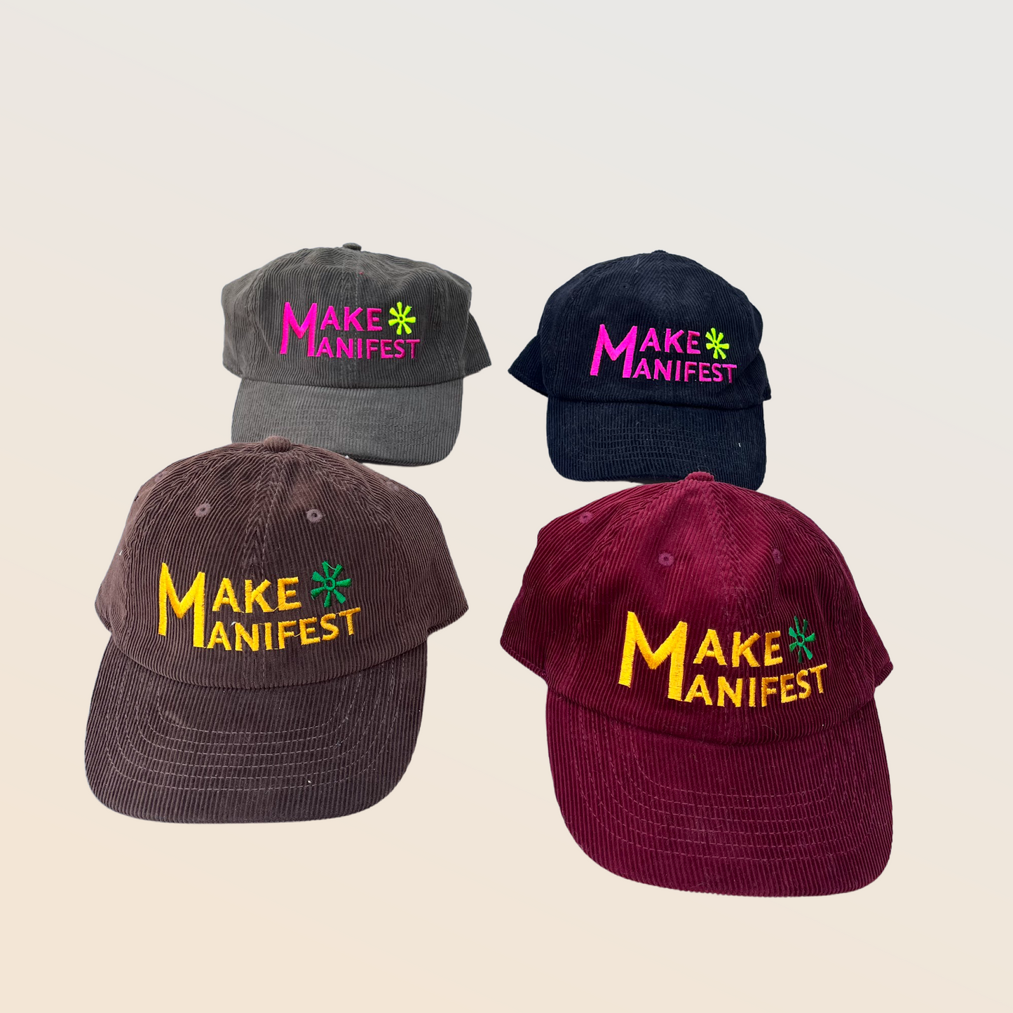 Make Manifest Corduroy Cap