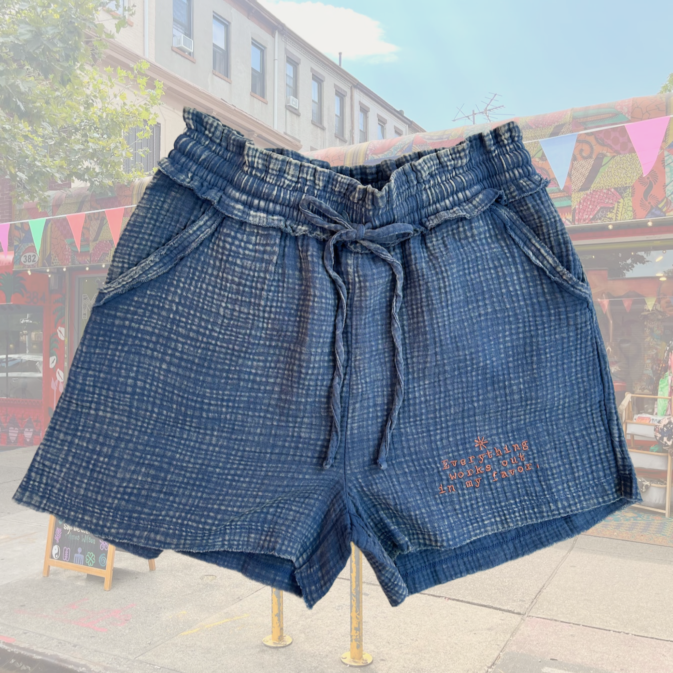 Everything Works Out Gauze Shorts